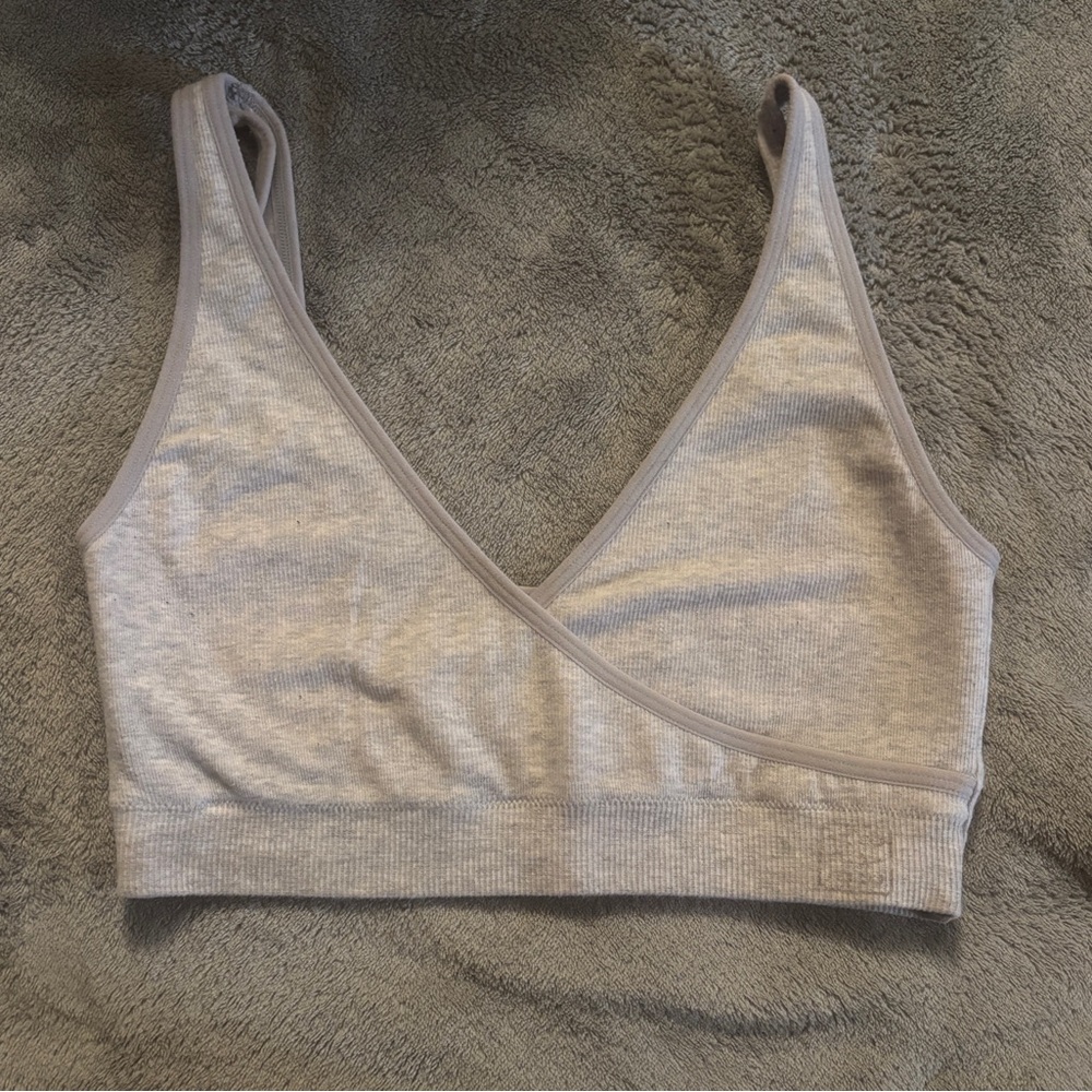 Grey BarBra sports bra